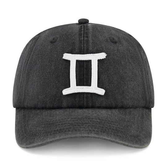 Vintage Gemini - Papa Cap - Black Snow