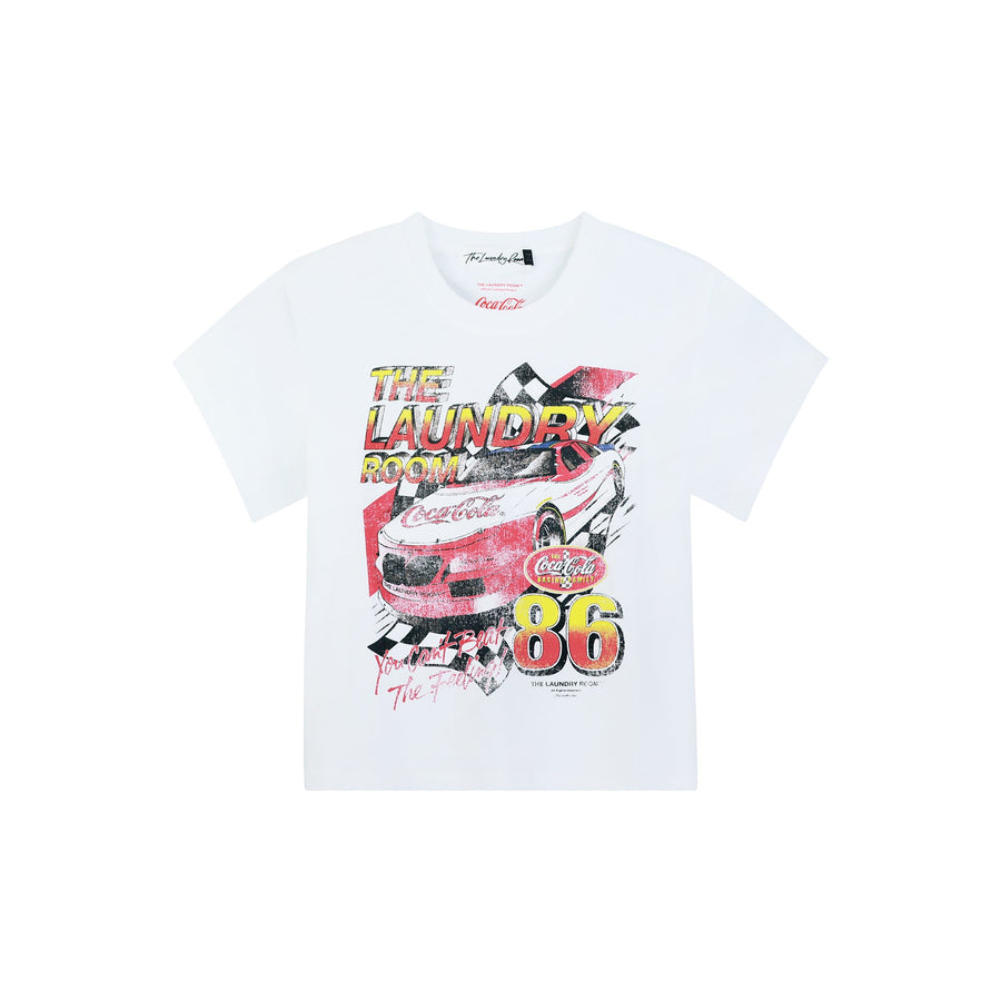 Coca Cola 90'S Racing - Perfect Tee - White