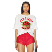 Slim Pickins - Oversized Tee - White - The Laundry Room