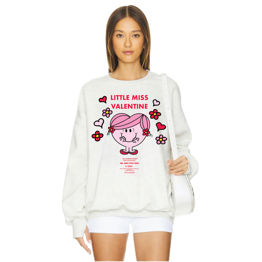 Little Miss Valentine - Jump Jumper - Pebble Heather - The Laundry Room