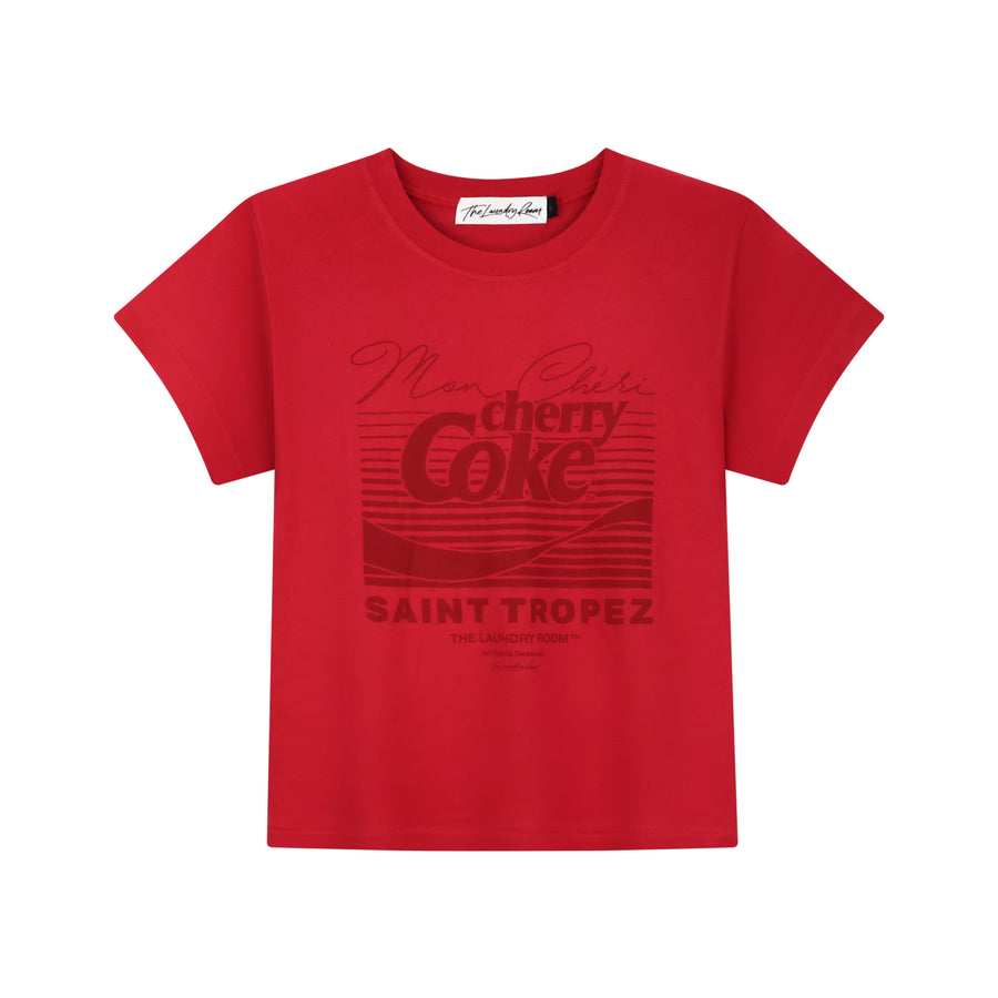 Cherry Coke Saint Tropez SMU - Perfect Tee - Vintage Red