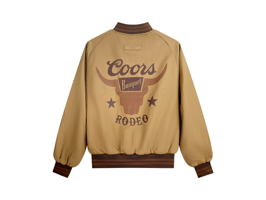 Coors Banquet Rodeo - Racing Jacket - Camel Gold