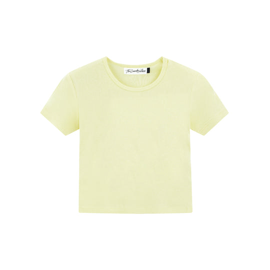 Essentials - Baby Tee - Vintage Yellow - The Laundry Room