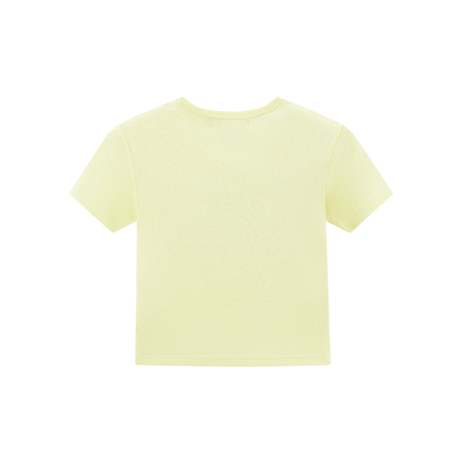 Essentials - Baby Tee - Vintage Yellow - The Laundry Room