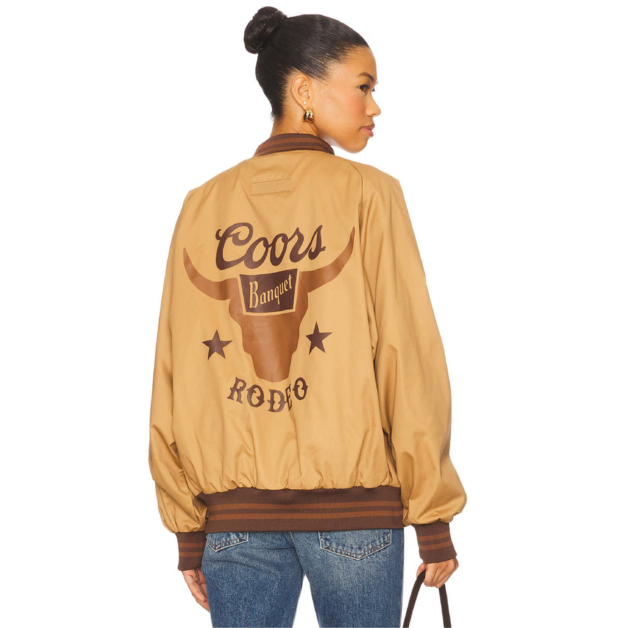 Coors Banquet Rodeo - Racing Jacket - Camel Gold