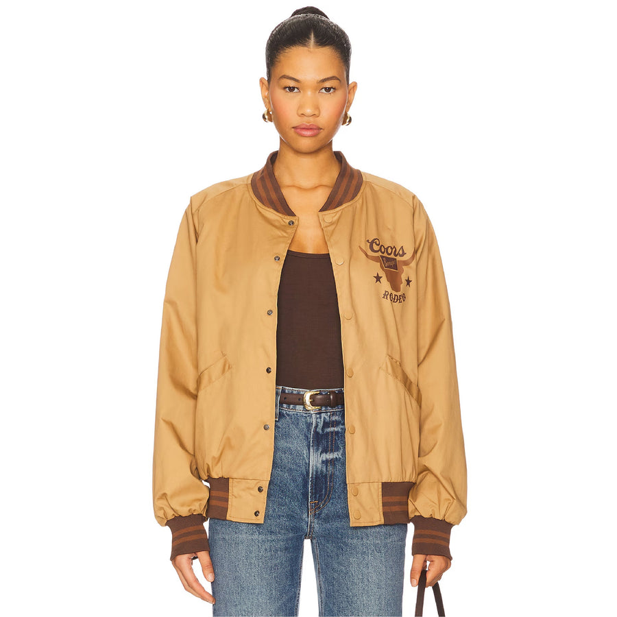 Coors Banquet Rodeo - Racing Jacket - Camel Gold