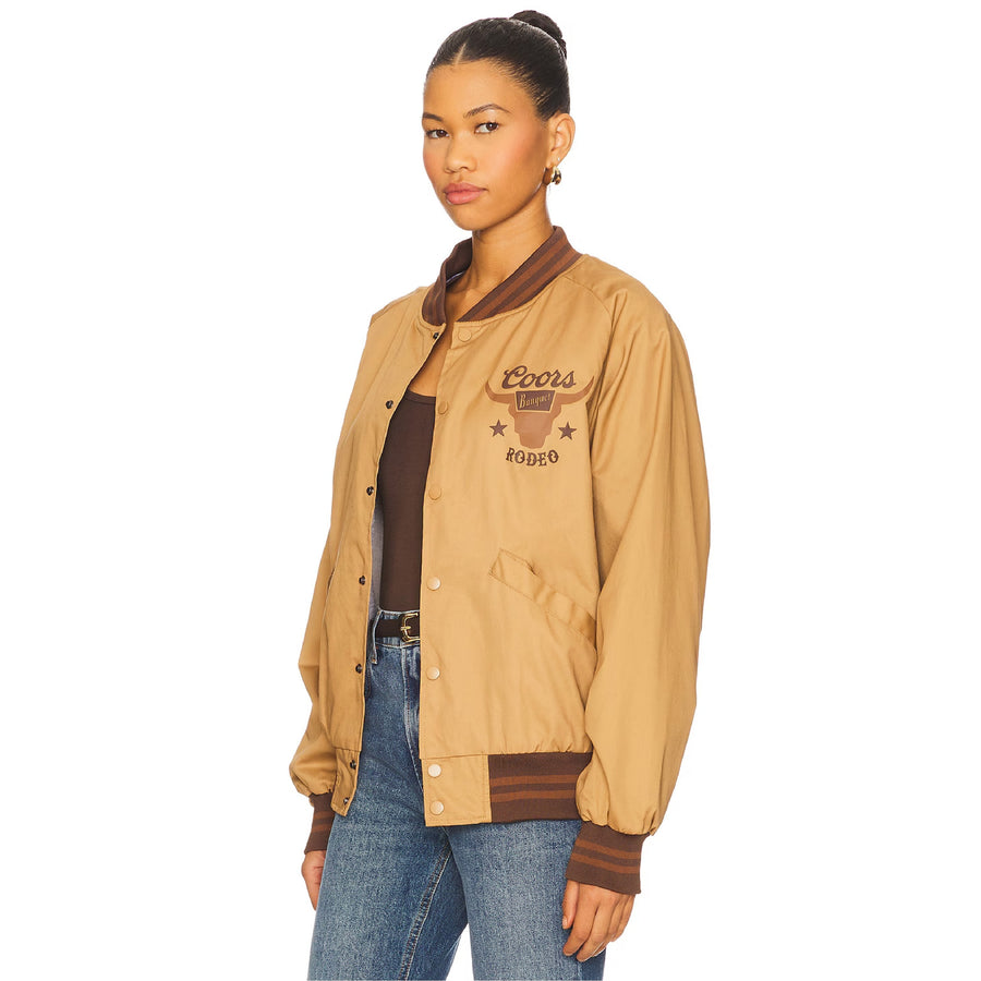 Coors Banquet Rodeo - Racing Jacket - Camel Gold