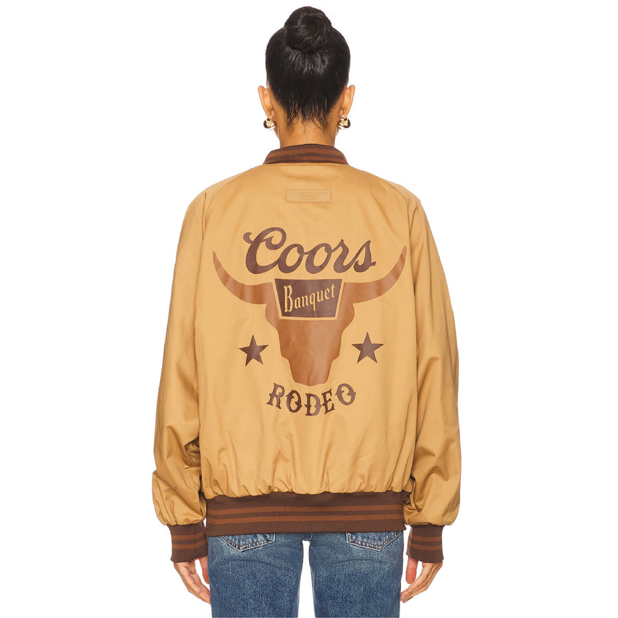 Coors Banquet Rodeo - Racing Jacket - Camel Gold