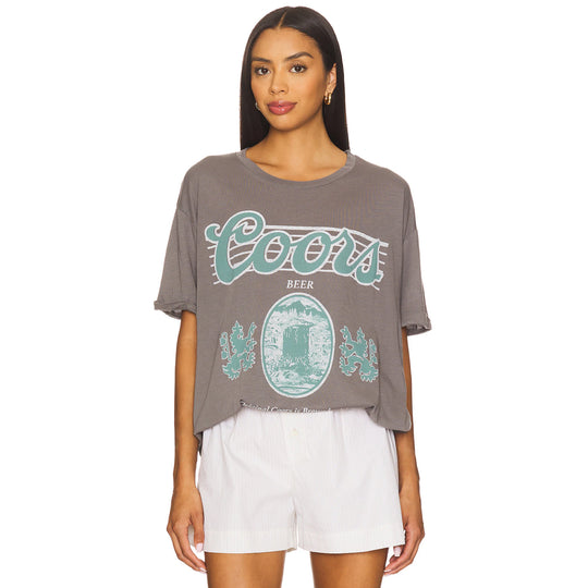 Coors Original 40Z - Oversized Tee - Gravity Grey - The Laundry Room