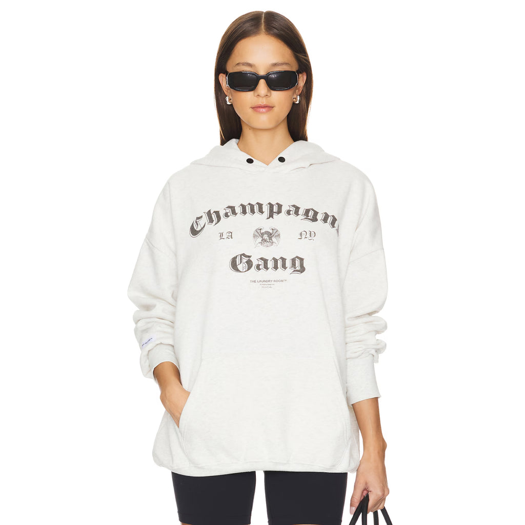 Champagne Gang - Hideout Hoodie - Pebble Heather– The Laundry Room