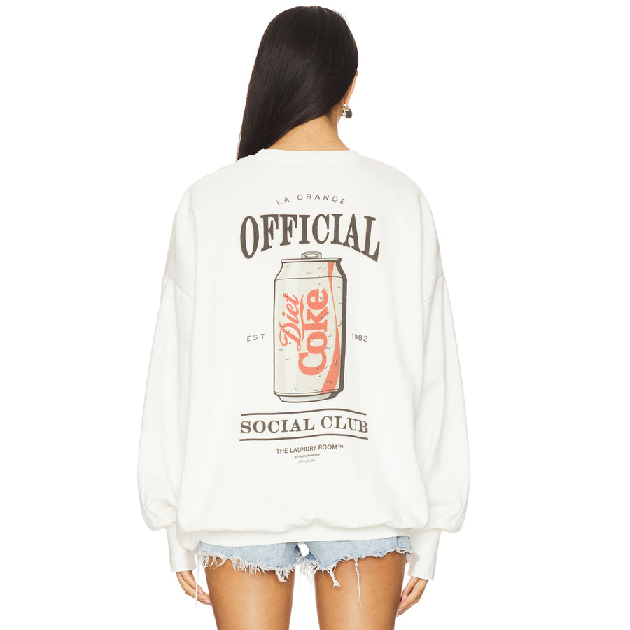 Diet Coke Social Club - Jump Jumper - White