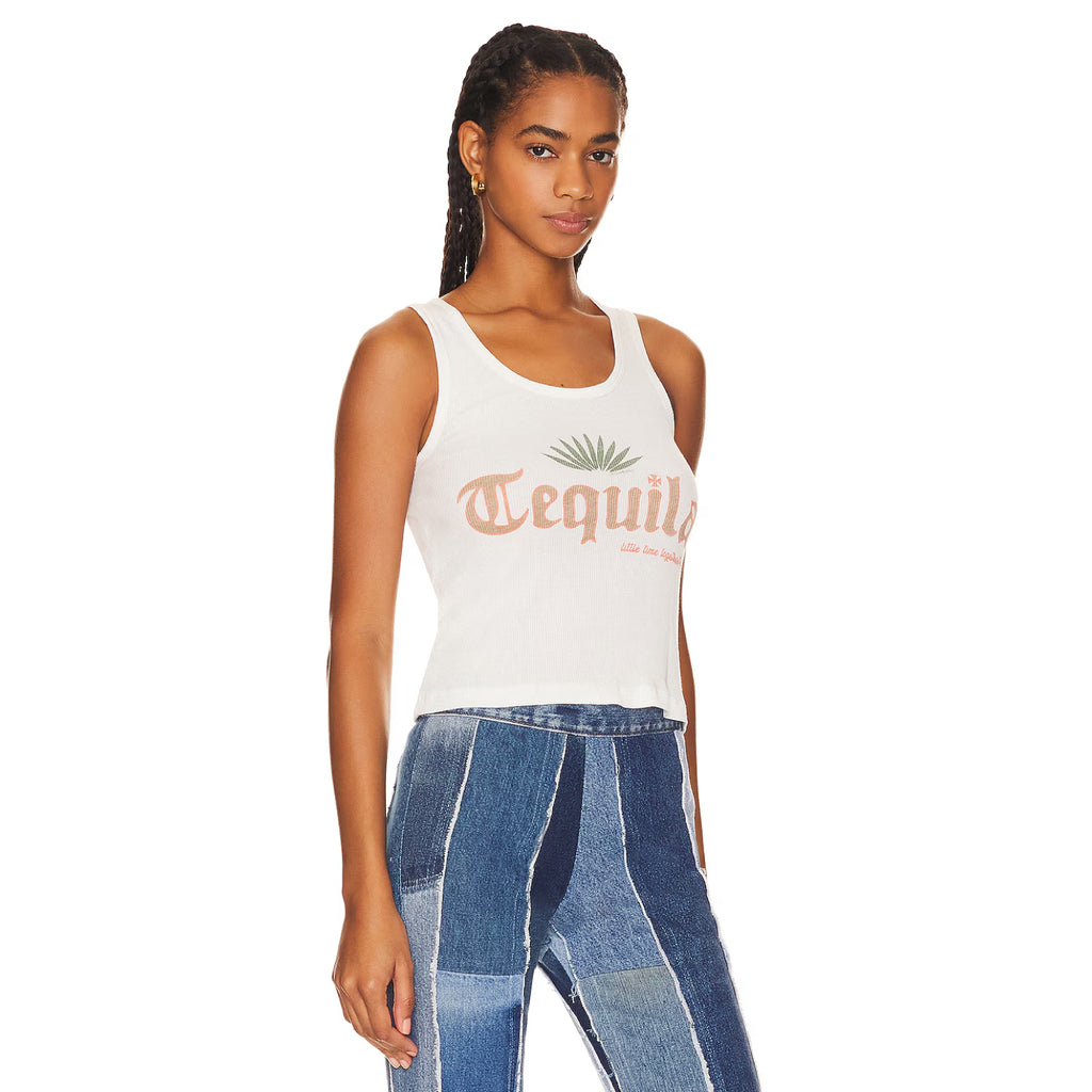 Tequila - Rib Tank - White– The Laundry Room