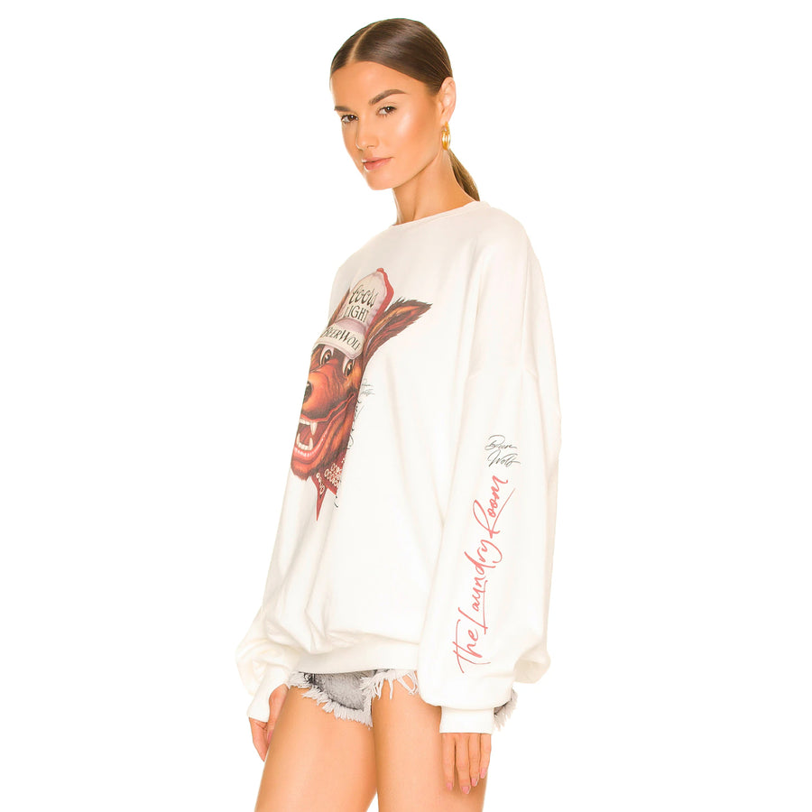 Beer Wolf - Jump Jumper - White