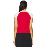 Thirst Knows No Season - Raglan Baby Tee - Red & White - The Laundry Room