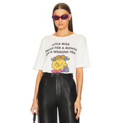 Little Miss Weekend Trip - Oversized Tee - White - The Laundry Room