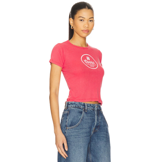 Coors Fine Banquet Beer - Baby Tee - Vintage Red