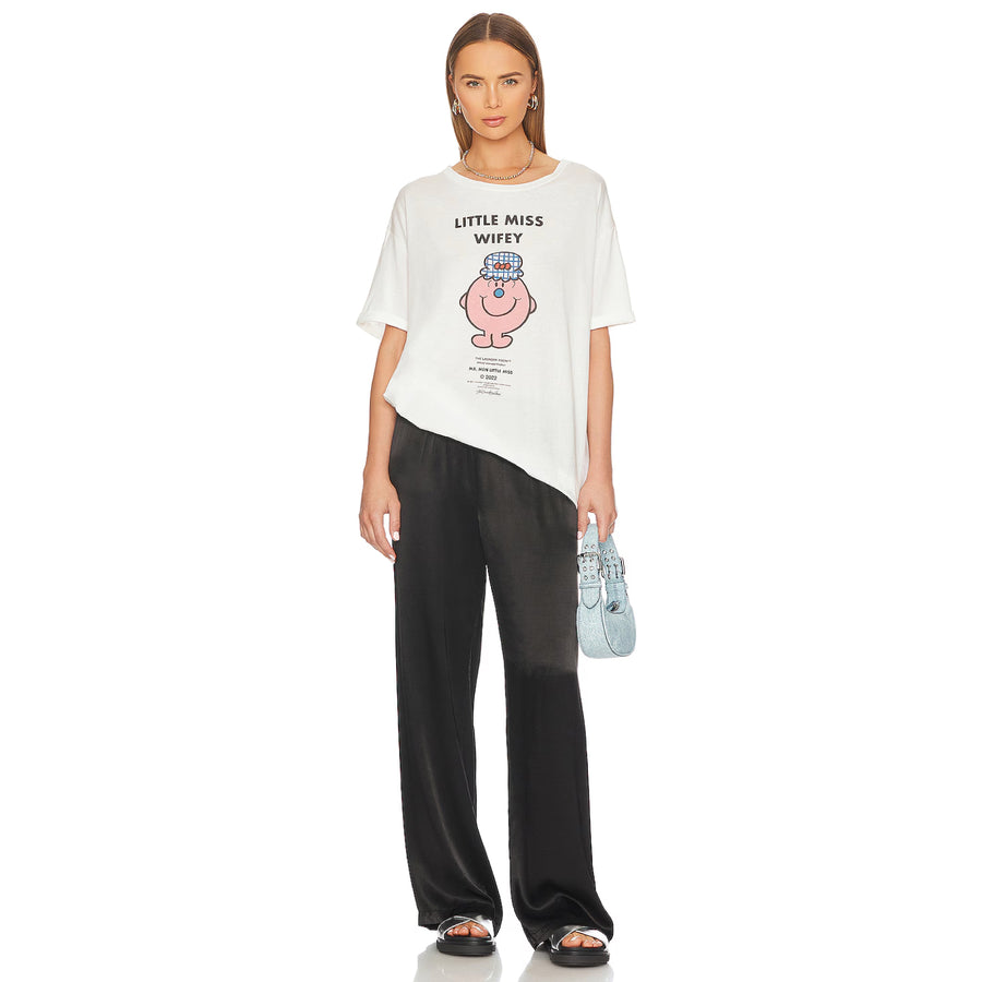 Little Miss Wifey - Oversized Tee - White - The Laundry Room