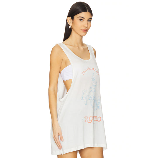 First Rodeo - Papa Tank - White - The Laundry Room