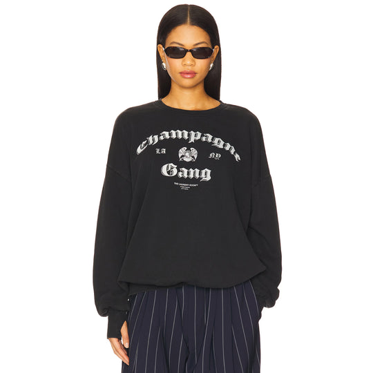 LA Champagne Gang NY - Jump Jumper - Black Snow
