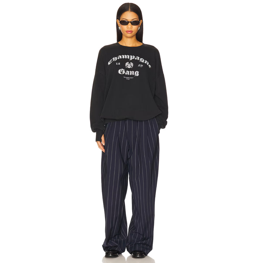 LA Champagne Gang NY - Jump Jumper - Black Snow