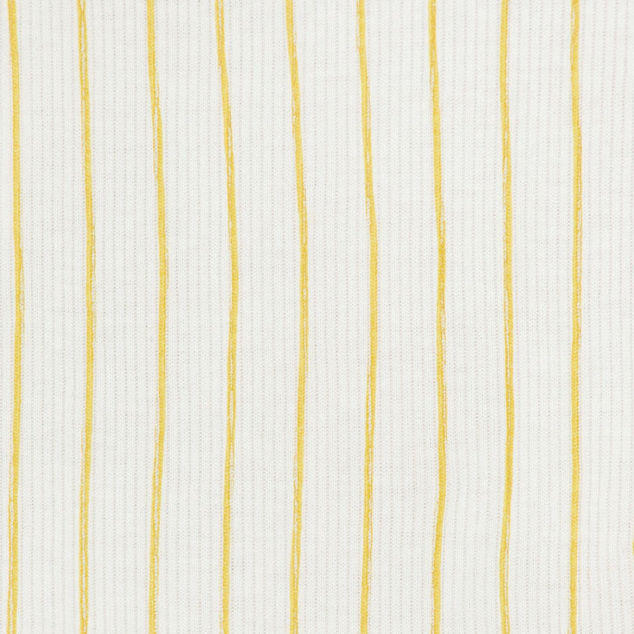 We Want Coke  - Rib Tank - White & Tan Stripe