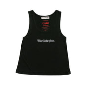 Diet Coke Please - Rib Tank - Black Snow