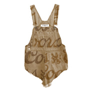 Coors Banquet Big Logo - Printed Denim Shortall - Camel Gold