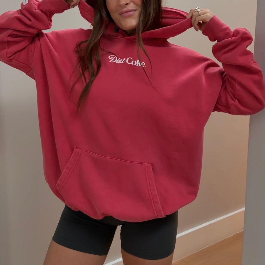 Diet Coke Please - Hideout Hoodie - Vintage Red