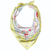 Wild Caught Sardines - Silky Bandana - Yellow - The Laundry Room