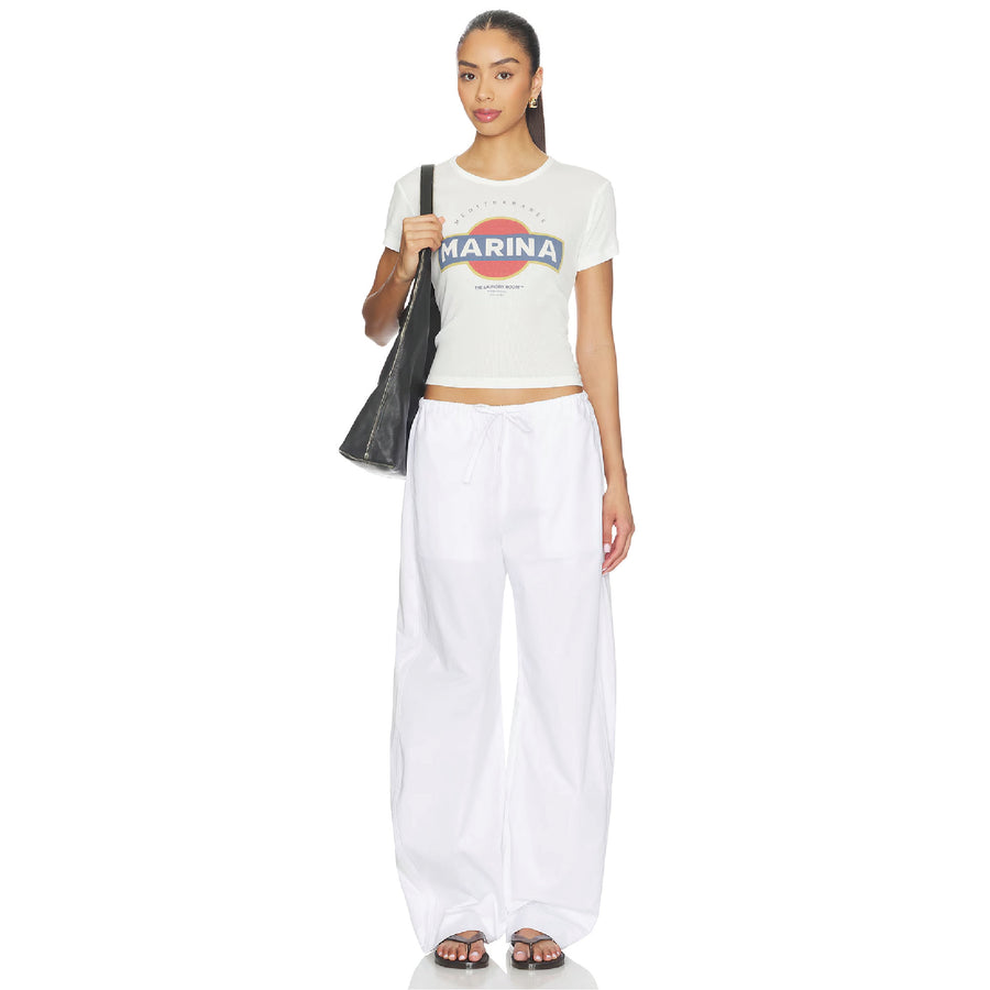 Mediterranean Marina - Baby Tee - White - The Laundry Room