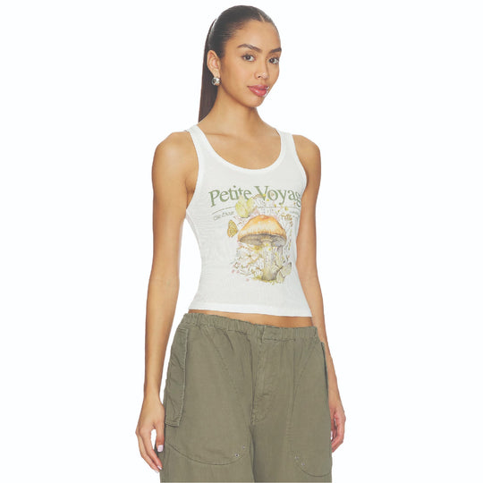 Petite Voyage - Rib Tank - White - The Laundry Room