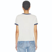 Catch Of The Day - Perfect Ringer Tee - Bone & Navy Snow - The Laundry Room