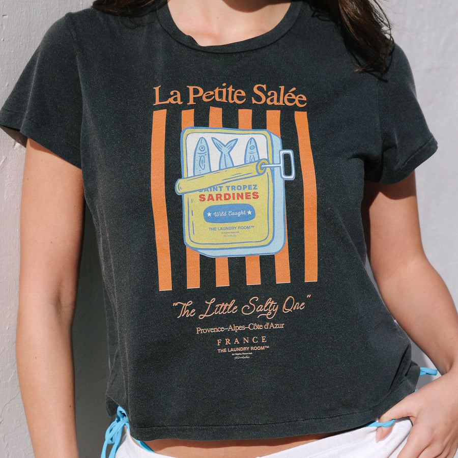 La Petite Salee - Perfect Tee - Black Snow - The Laundry Room