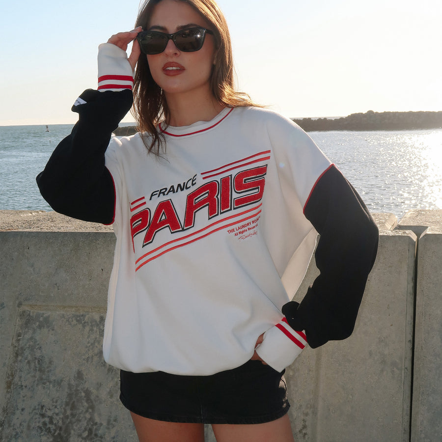 Paris Sportif - Jump Jumper - White & Black - The Laundry Room