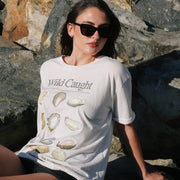 Wild Caught Oyster Market - Oversized Tee - Bone - The Laundry Room