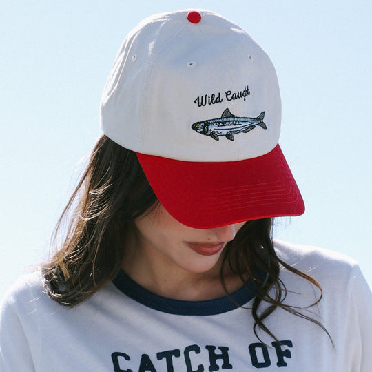 Wild Caught Sardines - Papa Cap - Bone & Red - The Laundry Room