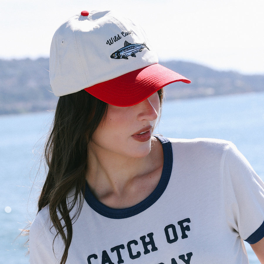 Wild Caught Sardines - Papa Cap - Bone & Red - The Laundry Room