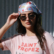 Wild Caught Sardines - Silky Bandana - Yellow