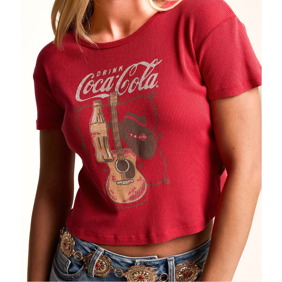Coca Cola Country - Baby Tee - Vintage Red - The Laundry Room