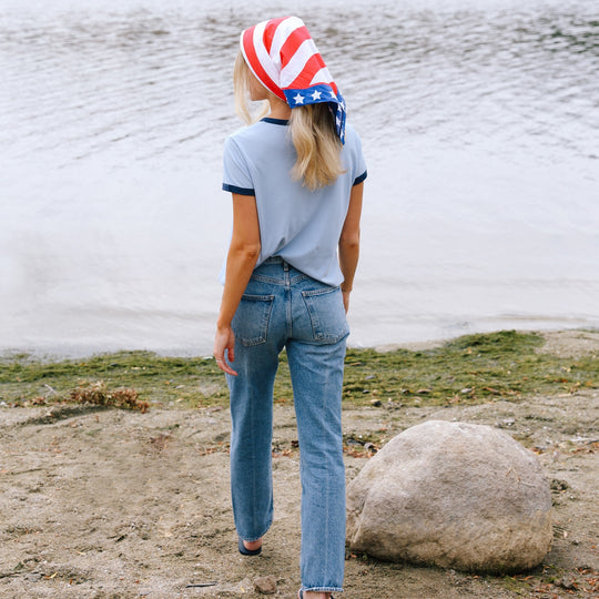 Freedom - Bandana - Red & White & Blue