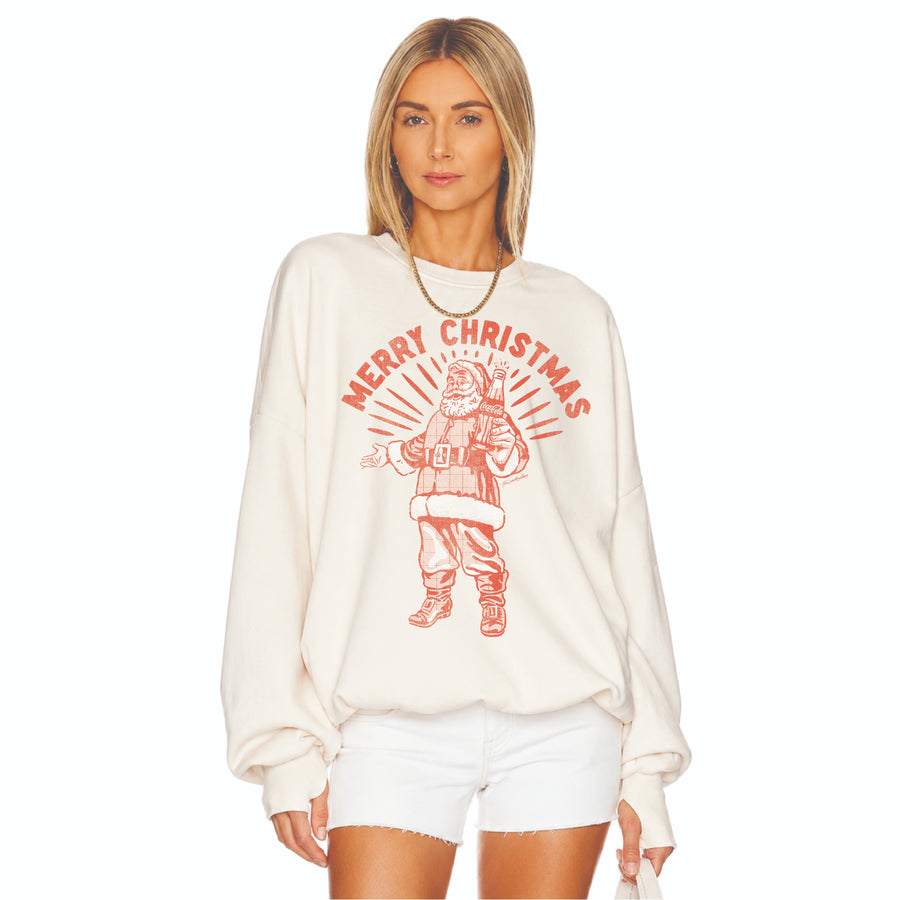 Merry Christmas Santa - Jump Jumper - Bone
