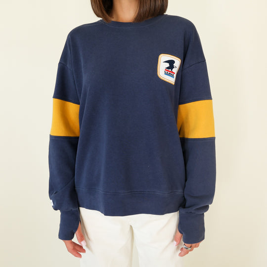 USPS Badge - Sports Club Sweatshirt - Navy Snow